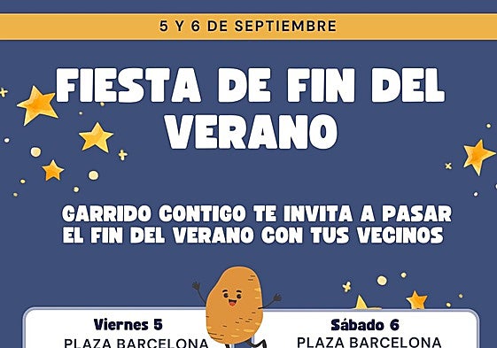 La Asociación de Vecinos Garrido Contigo despide el verano con actividades en el barrio