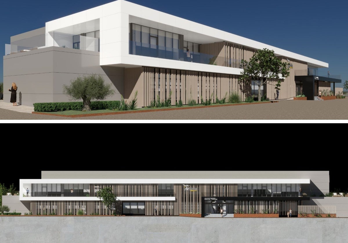 Otros dos renders de cómo quedará el helipuerto de Aldeatejada.