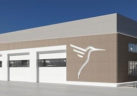 Proyección de las instalaciones del helipuerto de Aldeatejada.