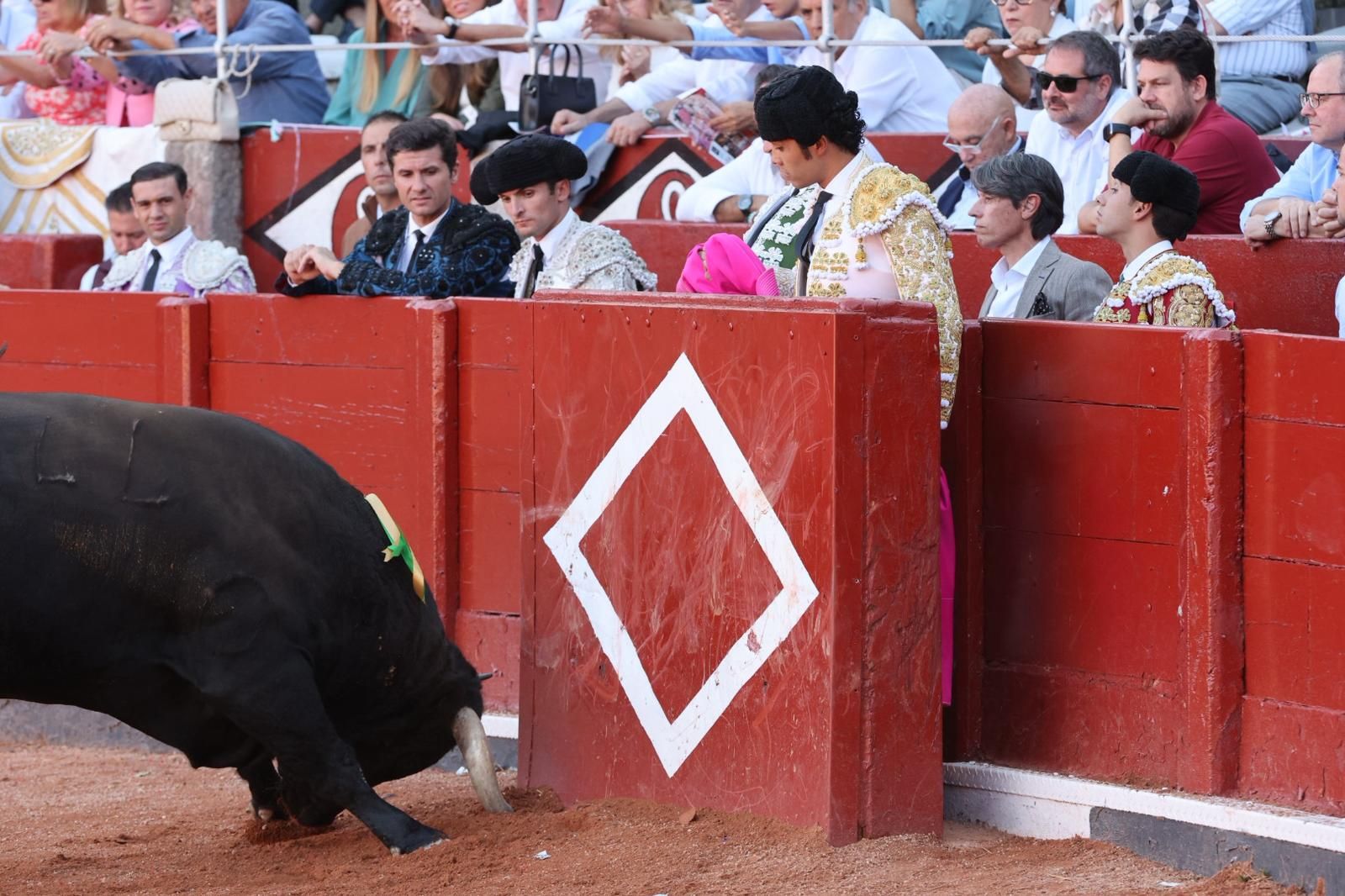 Tres orejas para Ismael Martín y traslado de Damián Castaño al hospital en la segunda de abono de Salamanca