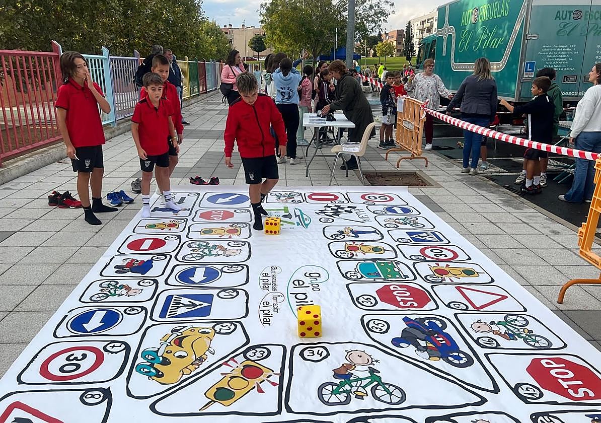 Una de las actividades de la Semana Europea de la Movilidad en Carbajosa.