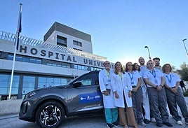 Miembros de la Unidad de Hospitalización Domiciliaria de Medicina Interna.