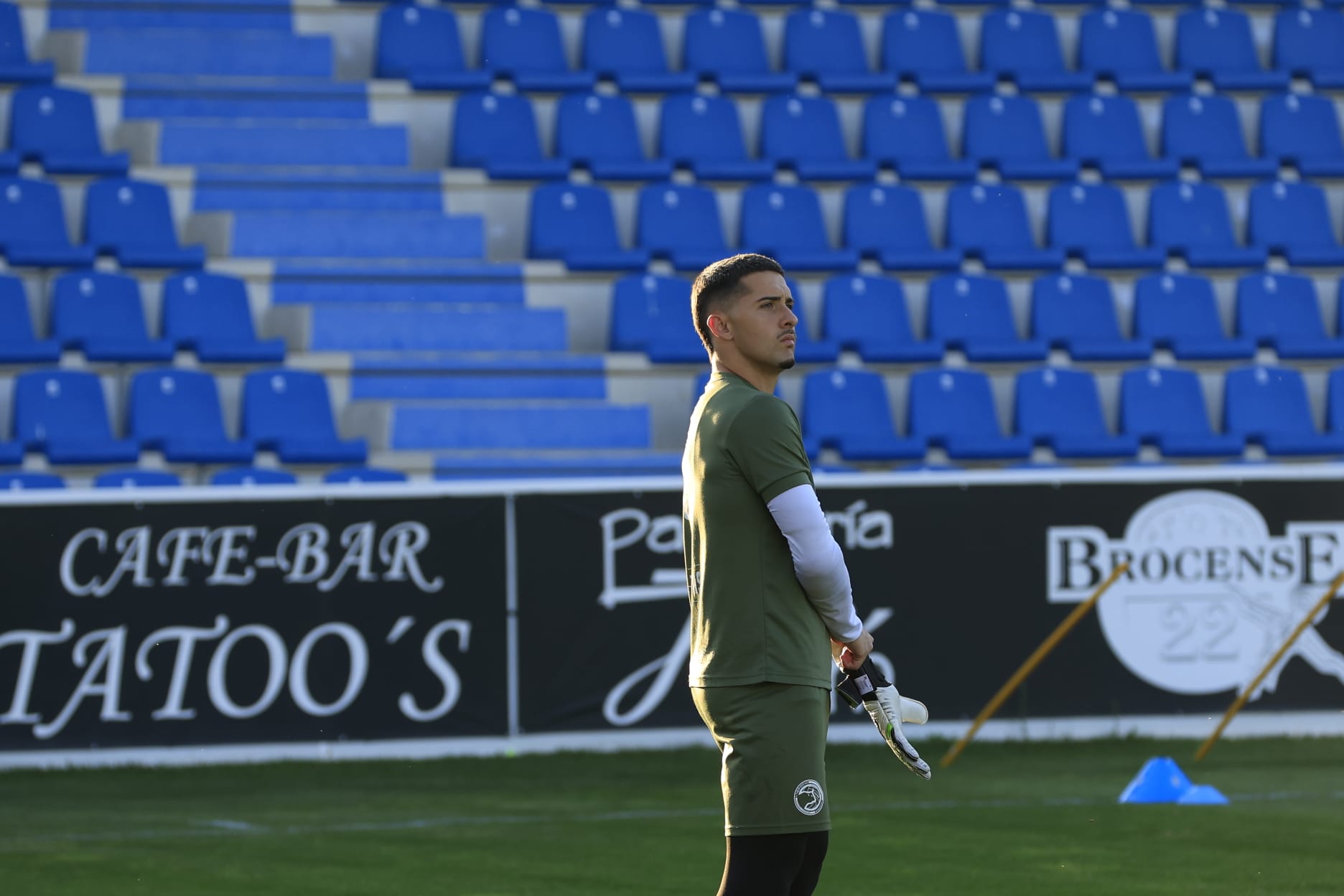 En imágenes, el entrenamiento del primer equipo de Unionistas a las órdenes del entrenador del Juvenil A