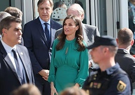 La Reina Letizia en su última visita a Salamanca