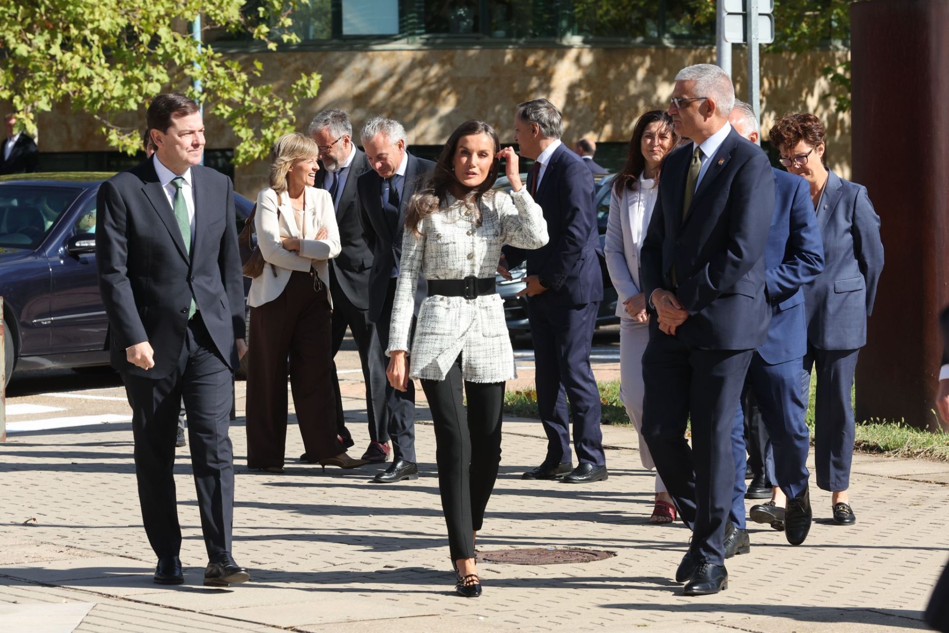 La Reina Letizia visita Salamanca para apoyar la investigación del Cáncer
