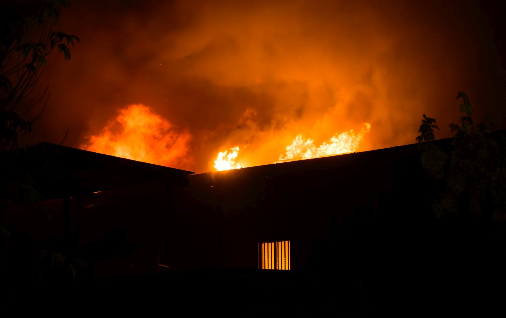 Incendio en una nave de Ciudad Rodrigo.