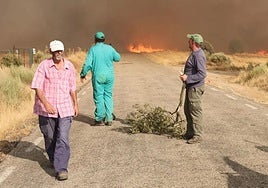 Imagen del incendio de Cipérez de este pasado verano, el más grave de Salamanca en 2025.
