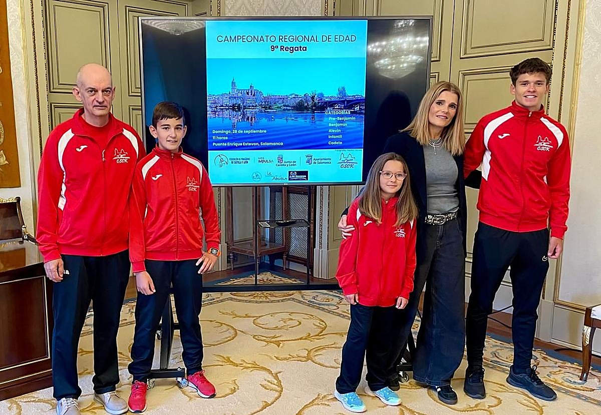 Presentación de la última regata del XXVIII Campeonato Regional de Edad de Piragüismo de Castilla y León.