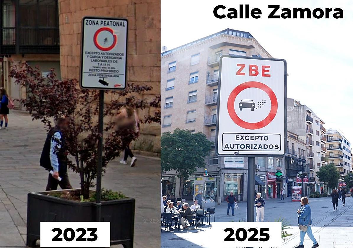 El PSOE denuncia que «el descontrol en la gestión de la ZBE permite acceder a la zona peatonal de Salamanca»