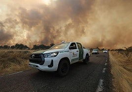 Incendio de Cipérez de este pasado verano.