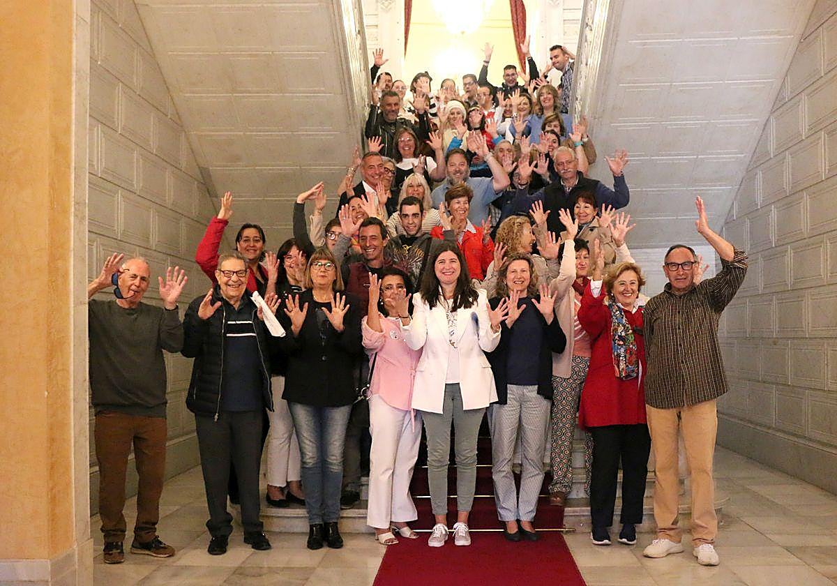 Recepción en el Ayuntamiento en el Día Internacional de las personas sordas.