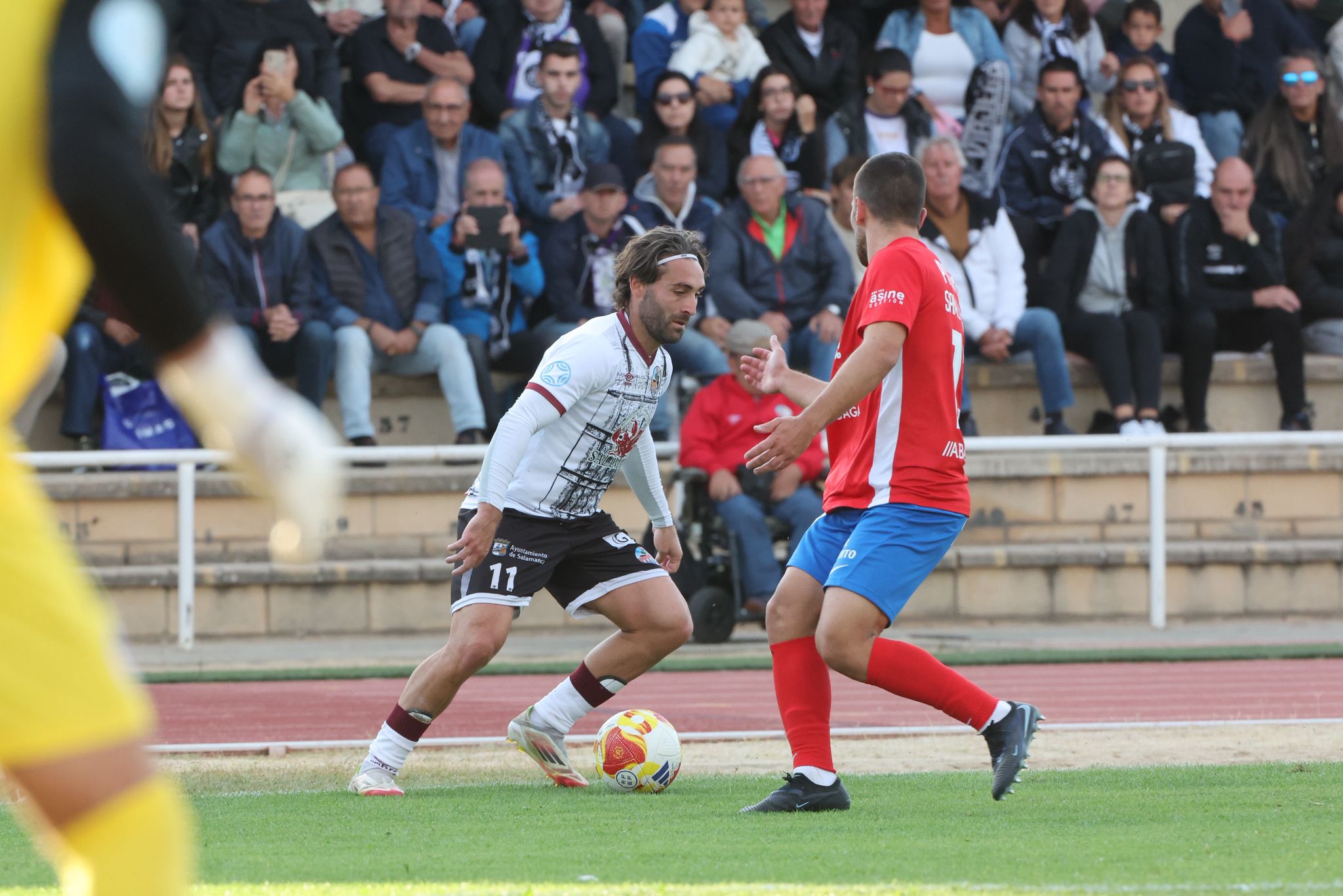 El Salamanca CF UDS vence al Ourense con un gol en el descuento