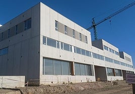 Construcción de la nueva Facultad de Ciencias Agrarias y Ambientales, en la zona de La Platina.