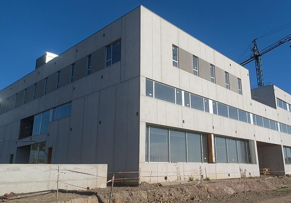 Construcción de la nueva Facultad de Ciencias Agrarias y Ambientales, en la zona de La Platina.