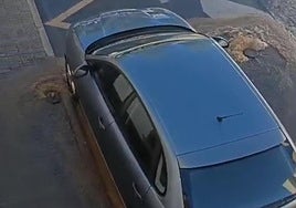 Reventón en la calle Río Segura.