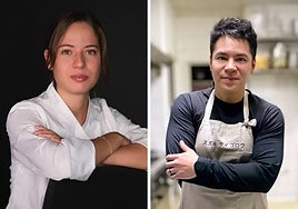 Paula Gutiérrez -restaurante Víctor Gutiérrez- y Taigoro Suzuki -i+T Restaurante-.