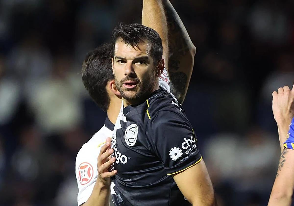 Carlos de la Nava, durante el último partido en casa de Unionistas.