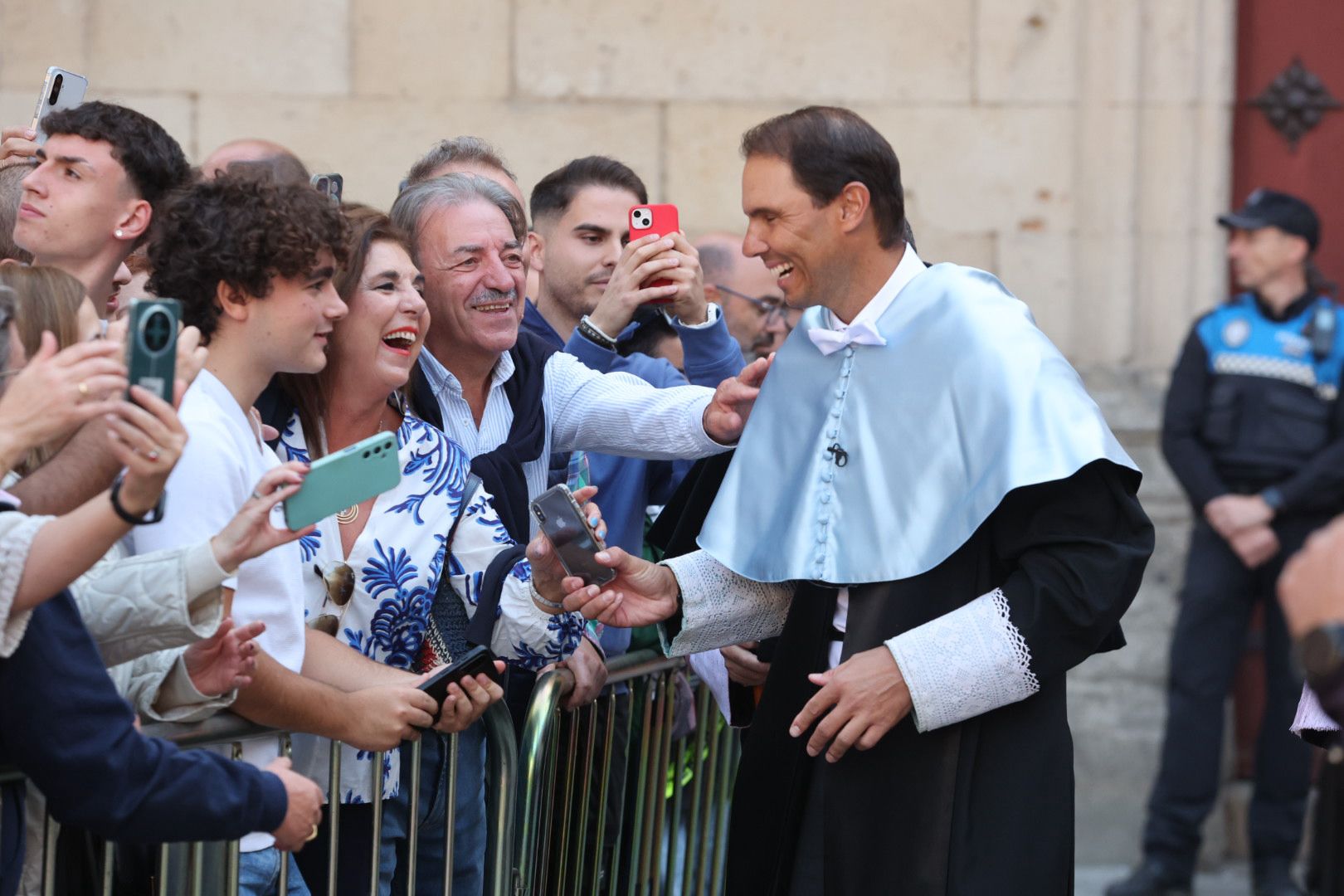 Baño de masas en Salamanca para recibir a Nadal antes de la ceremonia del &#039;Honoris Causa&#039;