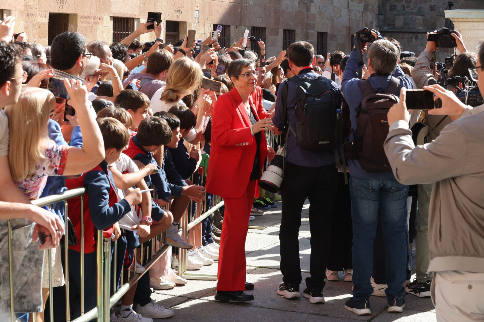 Baño de masas en Salamanca para recibir a Nadal antes de la ceremonia del &#039;Honoris Causa&#039;