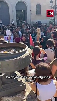 Los estudiantes de Salamanca claman contra el genocidio en Gaza: «No es terrorismo, es resistencia»