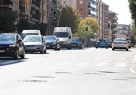 Tramo del paseo de Canalejas.