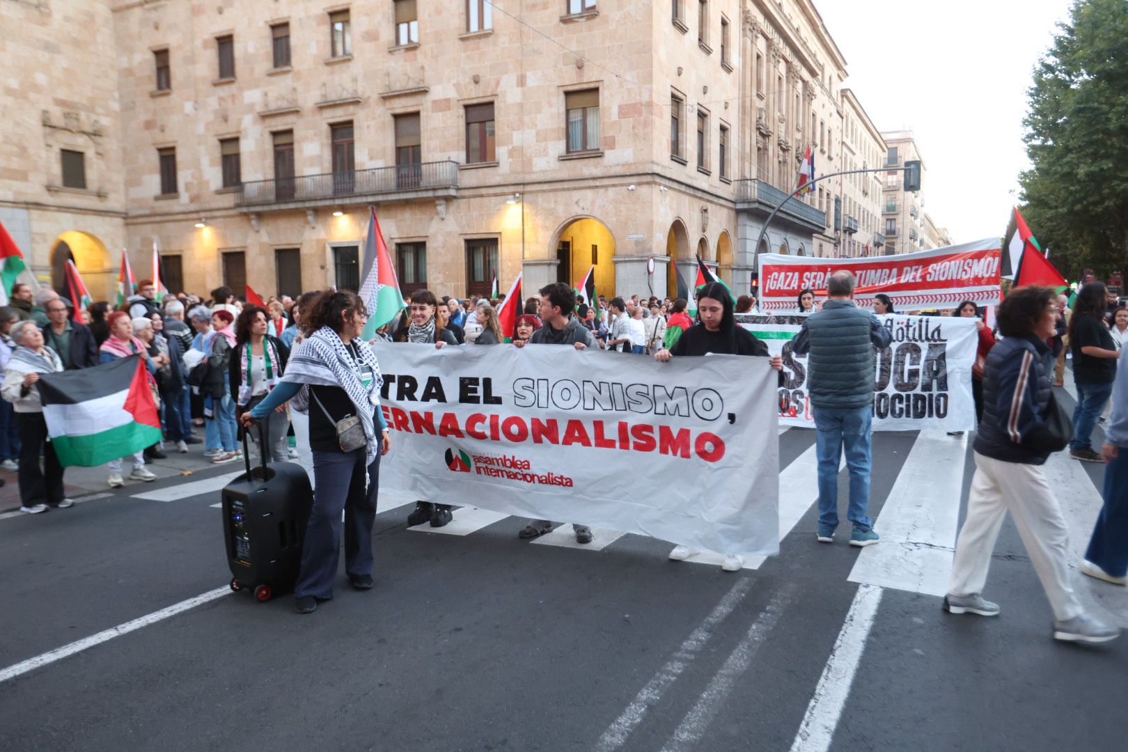 Salamanca se suma al clamor mundial contra el genocidio en Gaza