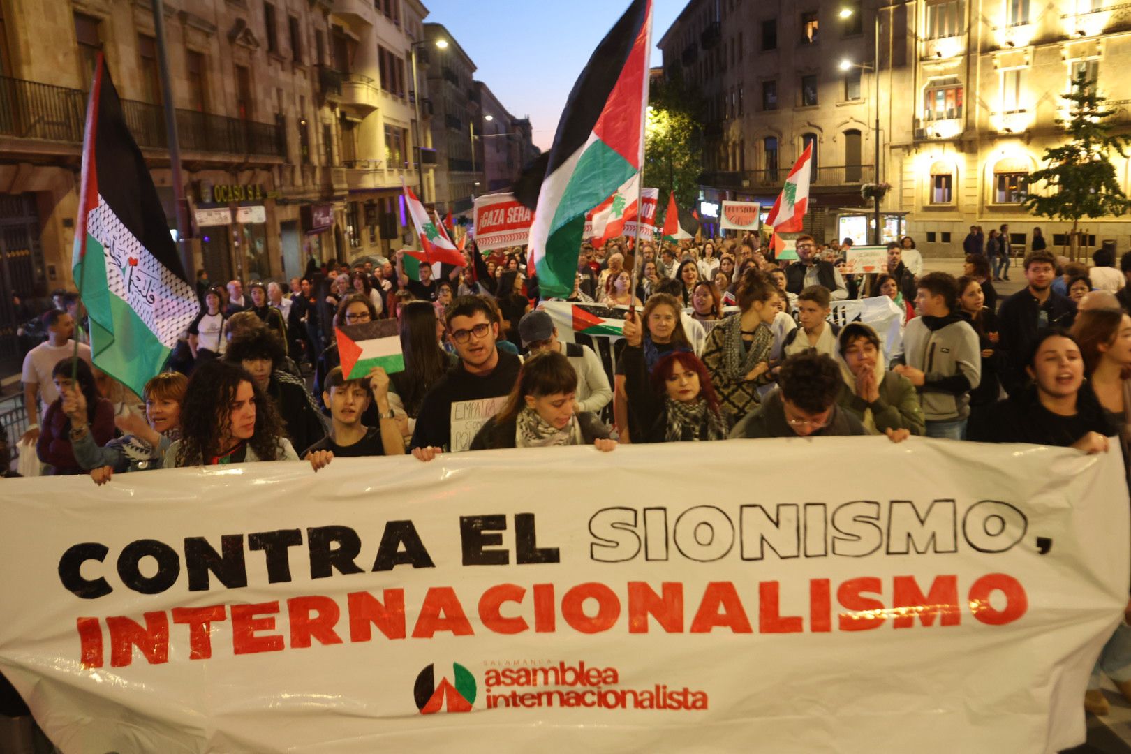 Salamanca se suma al clamor mundial contra el genocidio en Gaza