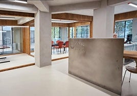 Interior de la sede de la Delegación de Salamanca del COAL.