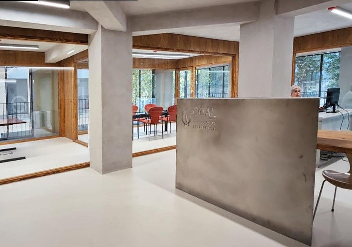 Interior de la sede de la Delegación de Salamanca del COAL.