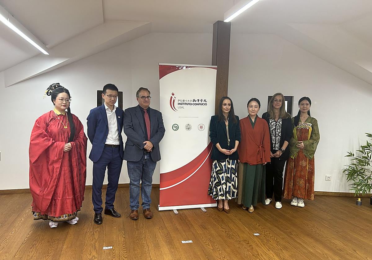 Presentación del espacio cultural 'Yazhu' en el Instituto Confucido de la Universidad de Salamanca.