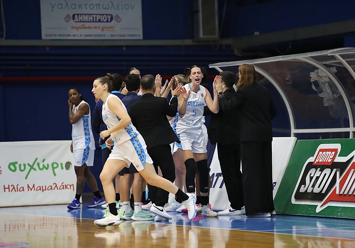 Stoupalova, en la rueda de presentación del equipo