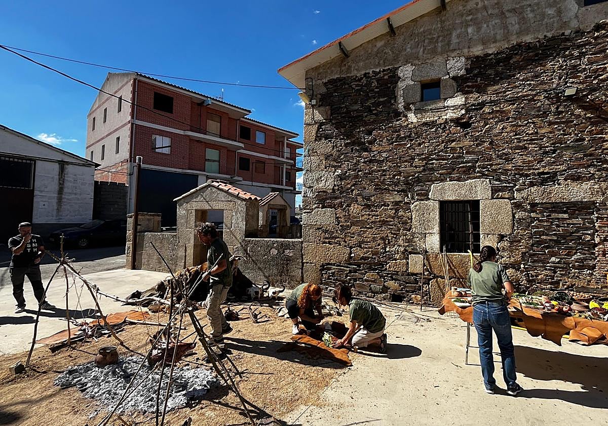 Una de las actividades desarrolladas en Siega Verde.