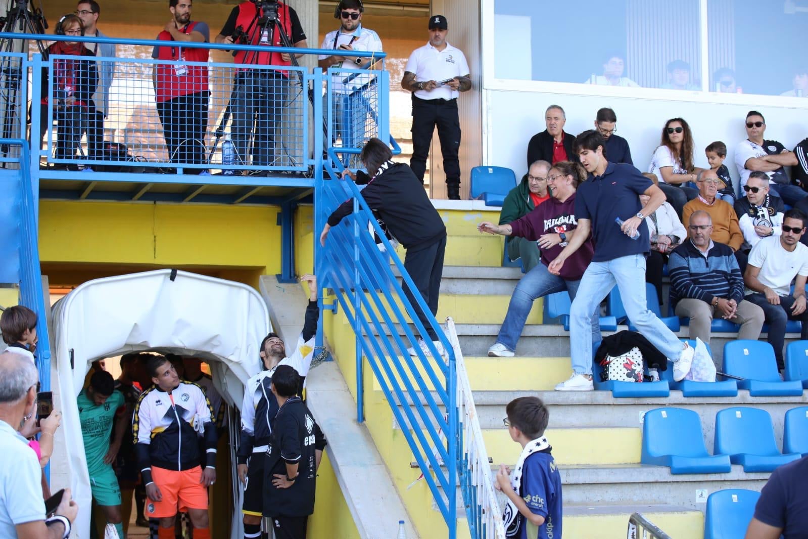 El partido entre Unionistas CF y la AD Mérida, en imágenes