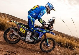 Lorenzo Santolino, en acción.