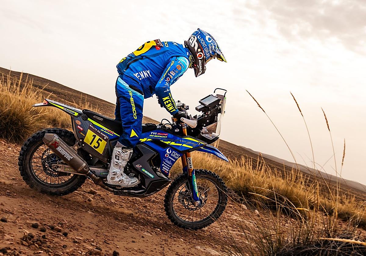 Lorenzo Santolino, en acción.