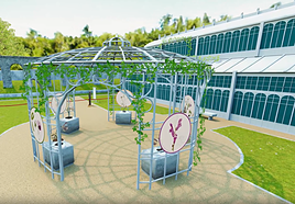 Visualización de uno de los modelos botánicos