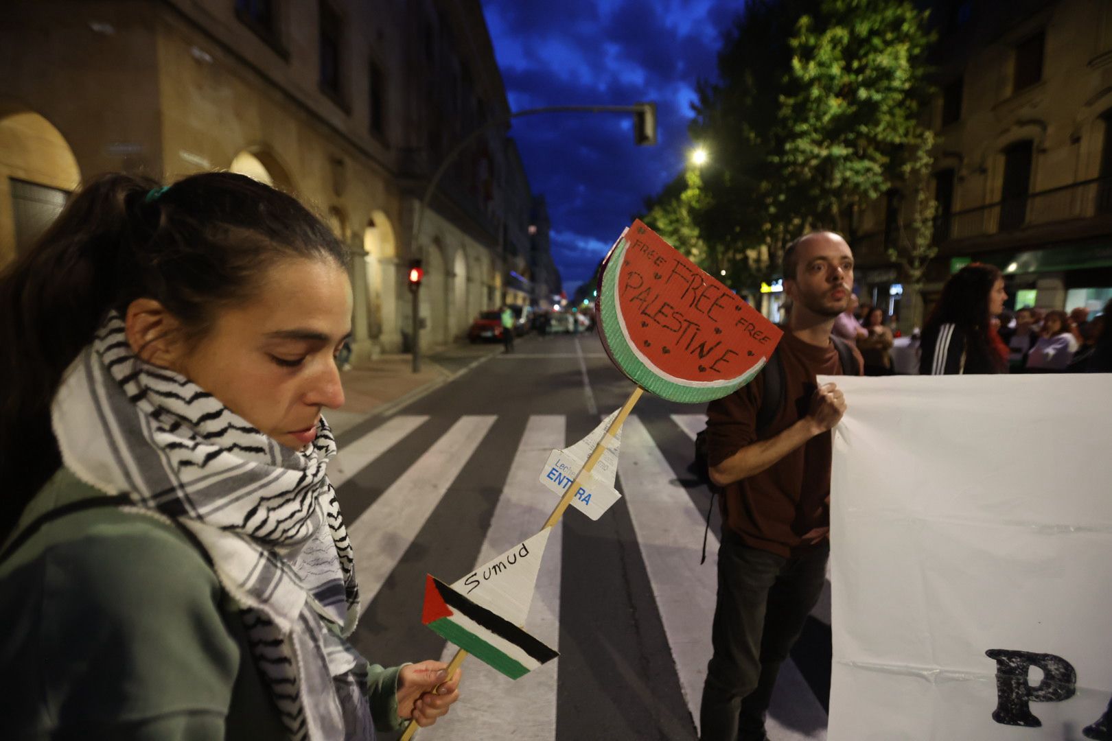 Salamanca vuelve a salir a la calle por una Palestina libre