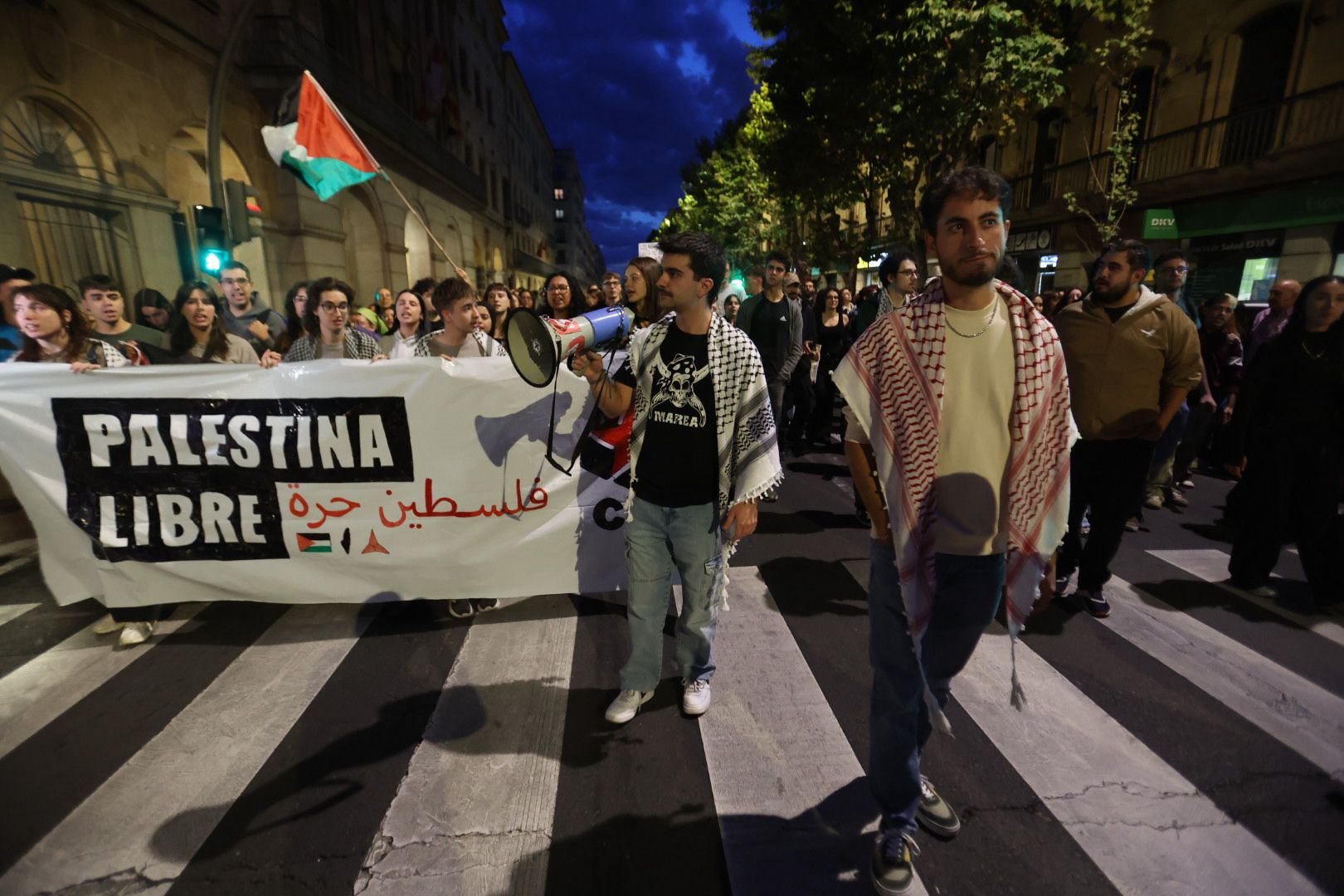 Salamanca vuelve a salir a la calle por una Palestina libre