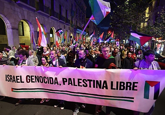 Salamanca vuelve a salir a la calle por una Palestina libre