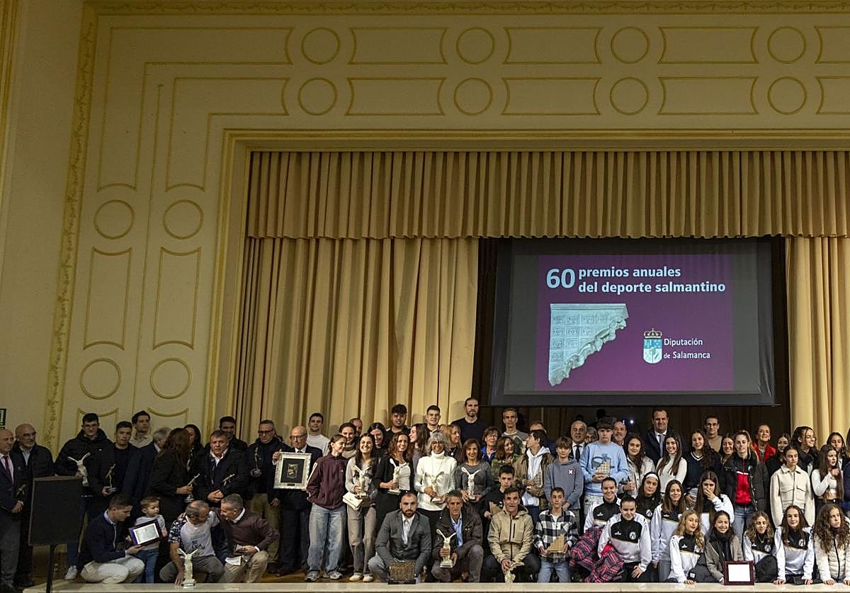Edición anterior de los Premios Anuales del Deporte Salmantino.