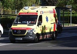 Ambulancia por Salamanca.