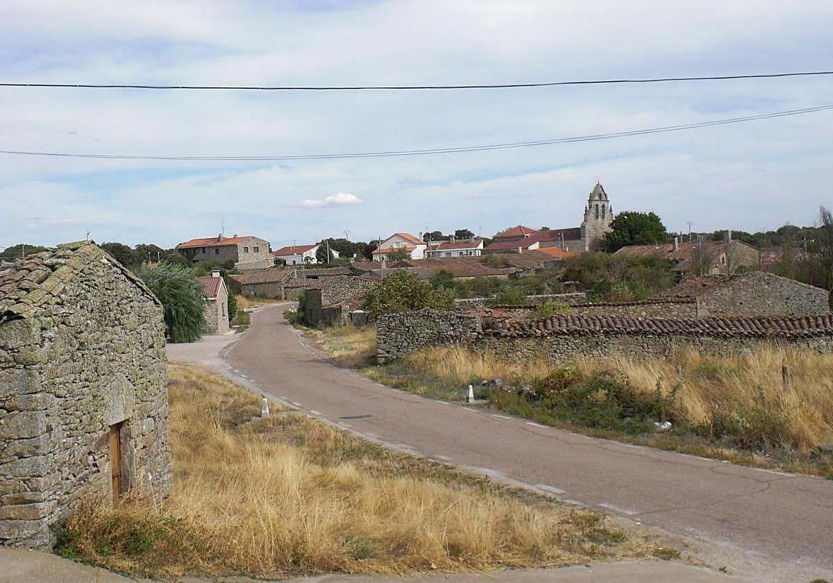 Panorámica de la localidad de Espadaña.