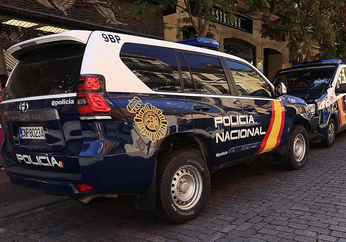 Coche de Policía Nacional de Salamanca en una imagen de archivo