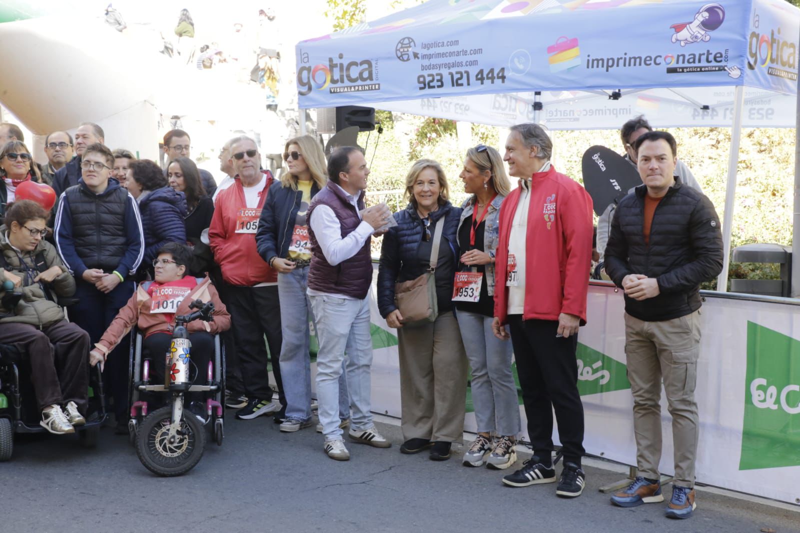 La inclusión inunda las calles de Salamanca con la carrera de los Mil Pasos