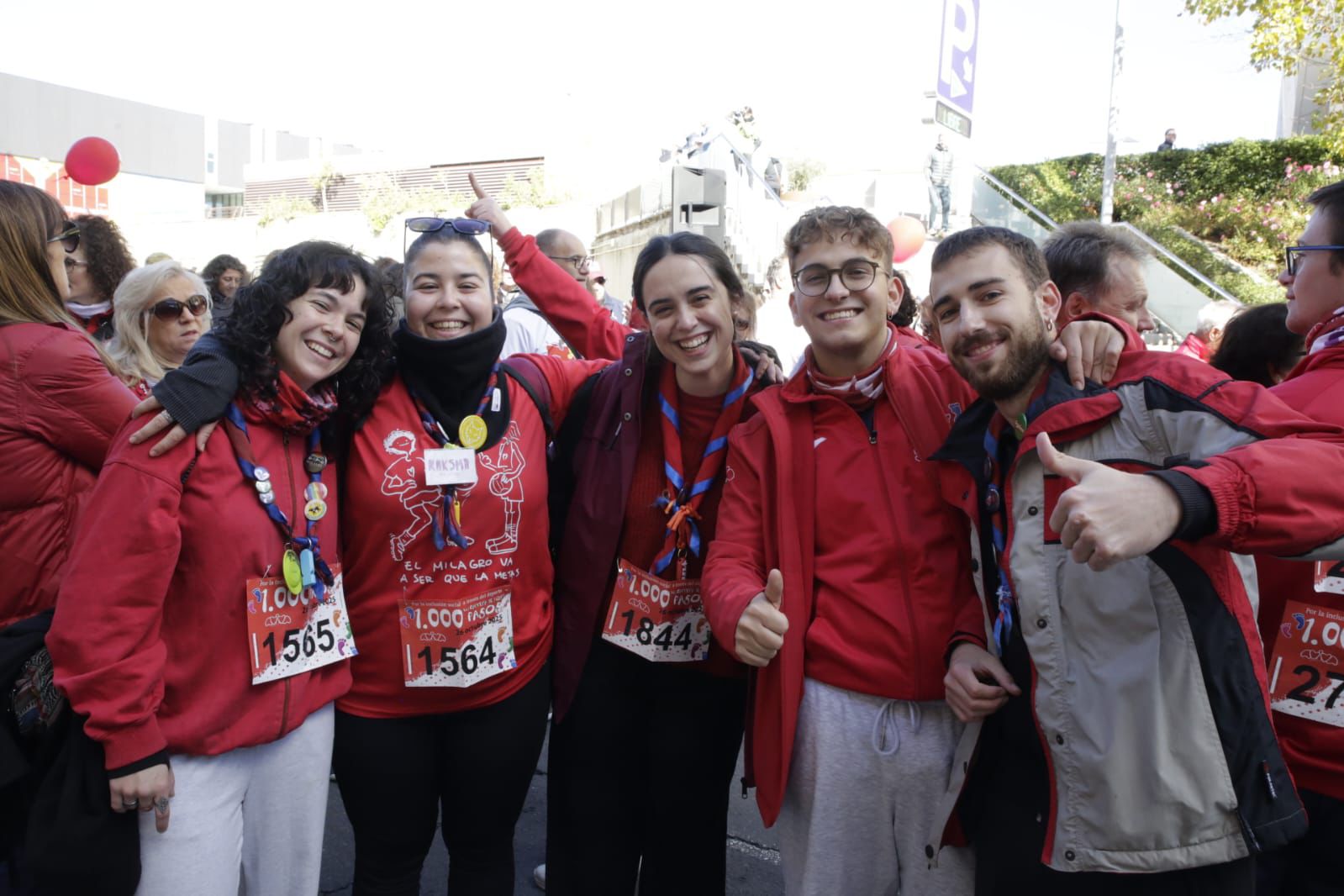 La inclusión inunda las calles de Salamanca con la carrera de los Mil Pasos