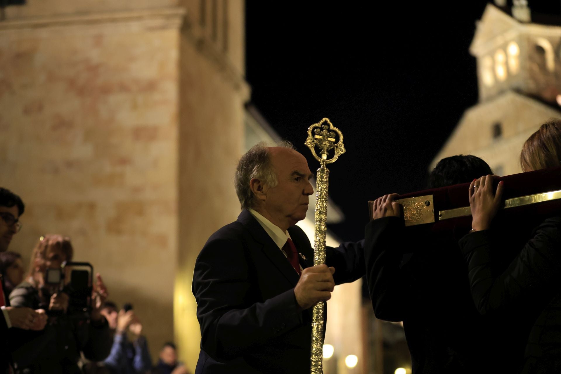 Salamanca vive una madrugada de Jueves Santo a finales de octubre