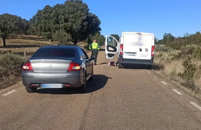 Detenido en Salamanca un varón fugado por robar una furgoneta y conducir de forma temeraria