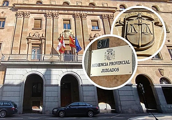 Edificio del Palacio de Justicia de Salamanca que será renovado completamente en su interior.