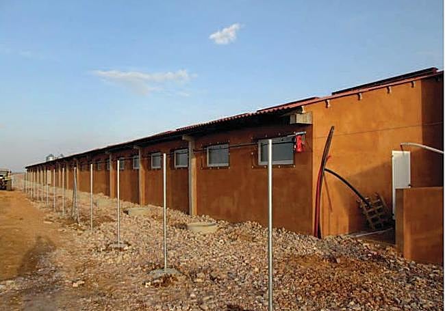 Actuales instalaciones de la explotación, según catastro.