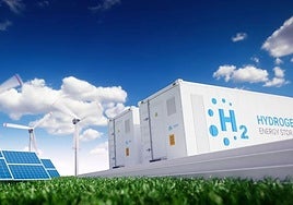 Una planta de hidrógeno verde en una imagen de archivo.